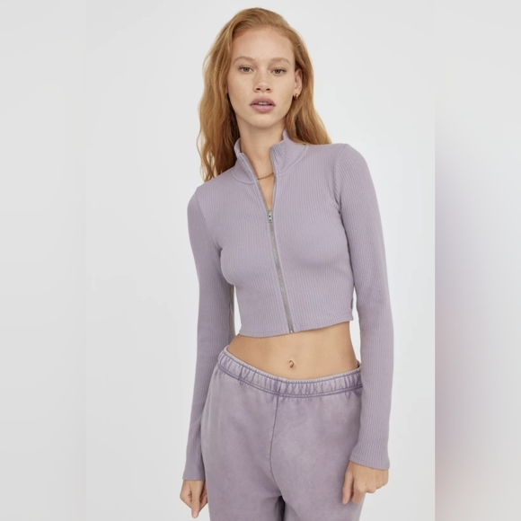 Tna long sleeve cropped zip up rare - Picture 6 of 7